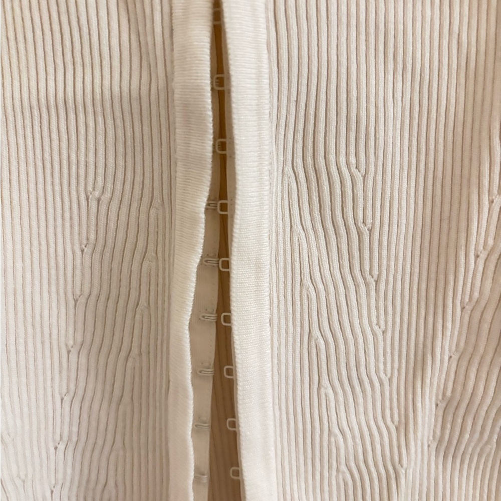 Zara Ivory Ribbed Tank Top - Picture 3 of 7